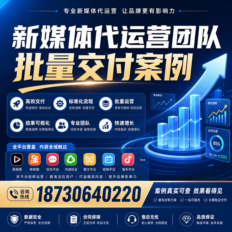 咸阳代运营公司多客户账号批量高效交付案例