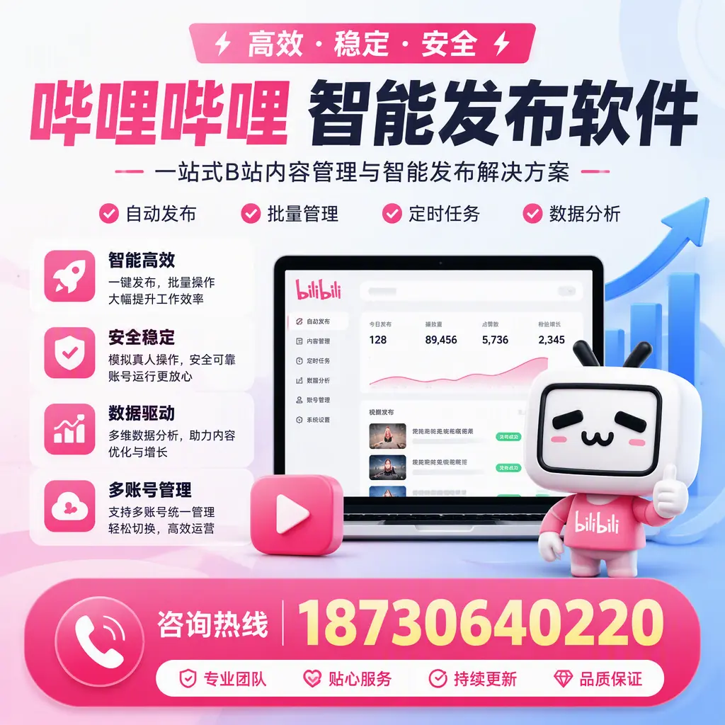 哔哩哔哩智能发布软件适用场景分析：在 咸阳 的最佳实践